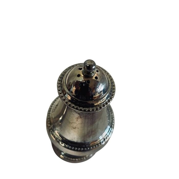 Vintage Lanthe Silver Plated Salt & Pepper Set Pots - Picture 11 of 16